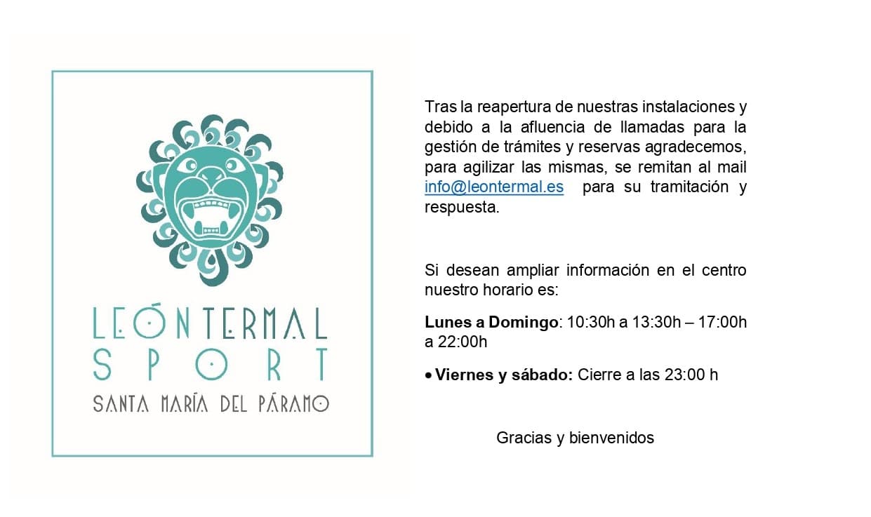 León Termal Sport - natacion in Santa María del Páramo