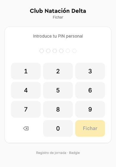 Con el QR del centro